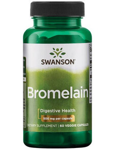 Swanson Bromelain 60 St., vegetarische Kapsel, 500 mg