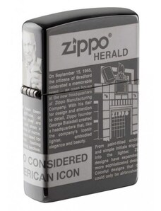 Zippo 25528 Zippo Newsprint Design