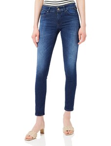 Replay Damen Jeans New Luz Skinny-Fit Hyperflex Hyper Cloud mit Stretch, Blau (Dark Blue 007), 23W / 30L