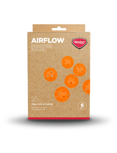 Masters Airflow XP Practice Balls Orange pack 6 orange