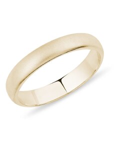 Ring aus mattem Gelbgold für Männer KLENOTA Y0435003P40