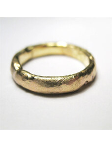 Personalisiertekette.De 18ct Gold Organisch Ring