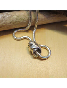 Personalisiertekette.De Personalisierte Silber Unendlichkeit Knot Halskette