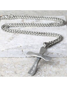 Personalisiertekette.De Personalisierte Herren Antik Kreuz Halskette
