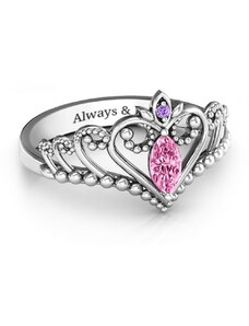 Personalisiertekette.De Once Upon A Time Tiara Ring