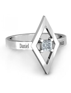 Personalisiertekette.De Glam Diamant Ring