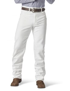 Wrangler Men’s 13MWZ Cowboy Cut Original Fit Jean, White, 32W x 32L