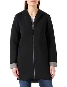 Only Damen ONLLENA Bonded Hood Coat CC CS OTW Mantel, Black, XL