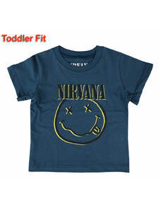 Metal T-Shirt Kinder Nirvana - Inverse Happy Face - ROCK OFF - NIRVTS13TN