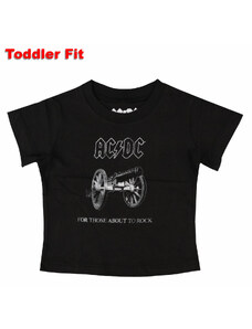 Metal T-Shirt Kinder AC-DC - About To Rock - ROCK OFF - ACDCTS06TB