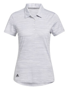 Adidas Space-Dyed Short Sleeve Polo Shirt M white Damske