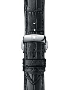 Tissot Uhrband 21 mm Leder Schwarz T852.035.976