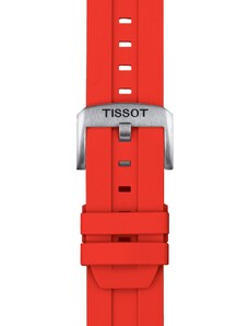 Tissot Uhrenarmband 22 mm Silikon Rot T852.047.920
