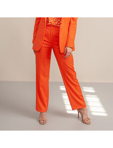 Willsoor Elegante Damenhose in Orange 14032