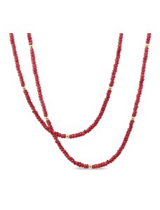 Rubin-Halskette aus Gelbgold KLENOTA K8016703