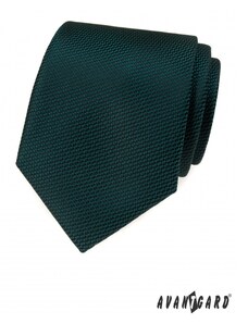 Avantgard Dunkelgrüne Krawatte mit dunklem Muster