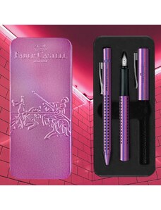 Geschenkset Faber-Castell "GRIP 2011" Glam Edition violet
