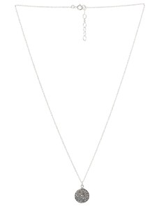 AMAZONIA Silber-Halskette "Istacu" mit Anhänger - (L)42 cm | onesize