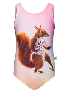 Lustiger Badeanzug für Mädchen Dedoles-Eichhörnchen