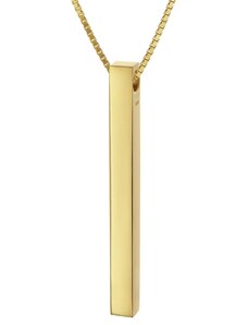 trendor Damen-Halskette mit Anhänger Gold auf Silber 925 41395-40, 40 cm