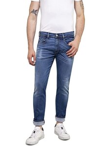 Replay Herren Jeans Anbass Slim-Fit Hyperflex mit Stretch, Medium Blue 009-2 (Blau), 36W / 36L