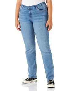 Lee Damen Marion Straight Jeans, Partly Cloudy, 36W / 33L EU
