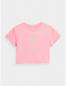4F Crop T-Shirt mit Print für Mädchen - 122