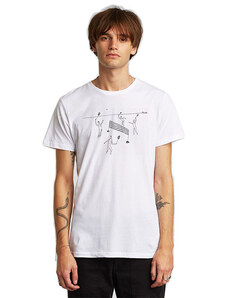 Dedicated T-shirt Stockholm Badminton White