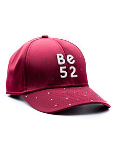 Be52 Swarovski Velvet cap burgundy