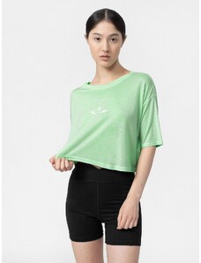 4F Oversize Cropped Yoga-T-Shirt für Damen - L