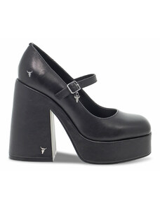 Schuhe mit Absatz Windsor Smith KISSES BLACK SOPHIA aus Leder Schwarz