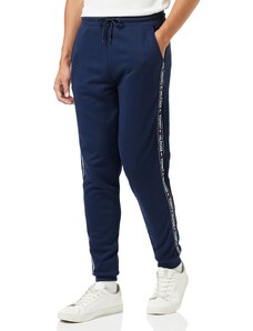 Tommy Hilfiger Herren Jogginghose Sweatpants Lang, Blau (Navy Blazer), XL