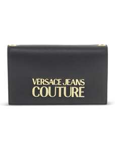Clutch Versace Jeans Couture JEANS COUTURE RANGE L LOGO LOCK SKETCH 13 WALLET SMOOTH aus Kunstleder Schwarz