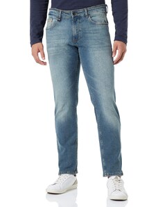 Camel Active Herren Slim Fit Jeans Hose Madison Jeans ,Mittelblau (Mid Greencast),36W / 32L