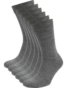 Suitable Merino Socken Grau 6-Pack