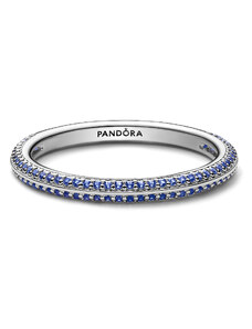 Pandora Silberring für Damen Pavé Blau 199679C03-50, 50/15,9