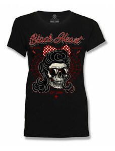 Street T-Shirt Frauen - ANGELINA - BLACK HEART - 12519