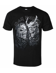 Metal T-Shirt Männer Iron Maiden - Senjutsu Large Grayscale Heads - ROCK OFF - IMTEE152MB