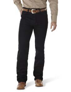 Wrangler Herren Cowboy Cut Slim Fit Stretch Boot Cut Jeans, Schwarz Stretch, 34W / 32L