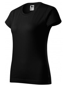 Malfini Damen einfaches T-Shirt, schwarz