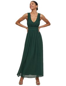 Vila Damen Vimilina Long Dress/Su - Noos Dress, Pineneedle, 36 EU