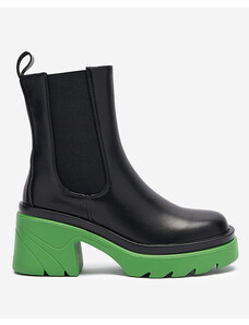 Salinyang Schwarze Damenstiefel mit grüner Sohle Zerina - Footwear - ziel || schwarz