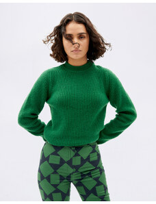 Thinking MU Garden Green Hera Knitted Sweater GARDEN GREEN
