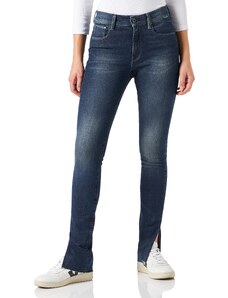 G-STAR RAW Damen 3301 Skinny Slit Jeans, Blau (antique forest blue D21404-D188-D355), 24W / 30L
