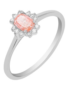Eppi Verlobungsring mit einem zertifizierten fancy pink Lab Grown Diamanten Bayo