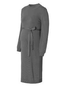 ESPRIT Maternity Damen Kjole strik langærmet Kleid, Medium Grey - 035, 42 EU