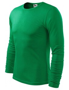 Malfini Langärmliges T-Shirt für Männer, Grasgrün