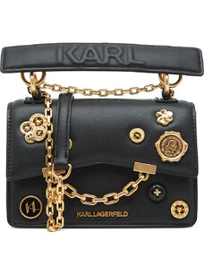 Karl Lagerfeld leder crossbodytasche k/seven mini
