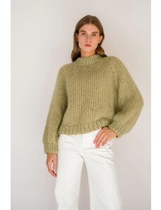 Plexida Relaxed Mohair Sweater In Cardamom Seed