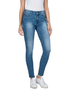 Replay Damen Jeans Luzien Skinny-Fit mit Comfort Stretch, Medium Blue 009 (Blau), 26W / 30L
